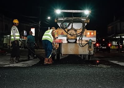 Program 100 Hari Kerja Wali Kota, Ratusan Jalan Rusak di Pekanbaru Diperbaiki