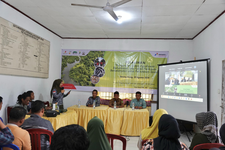 PHR dan RSF Gandeng KTH Siarang Arang Terapkan Sistem Agroforestri Berbasis Perikanan