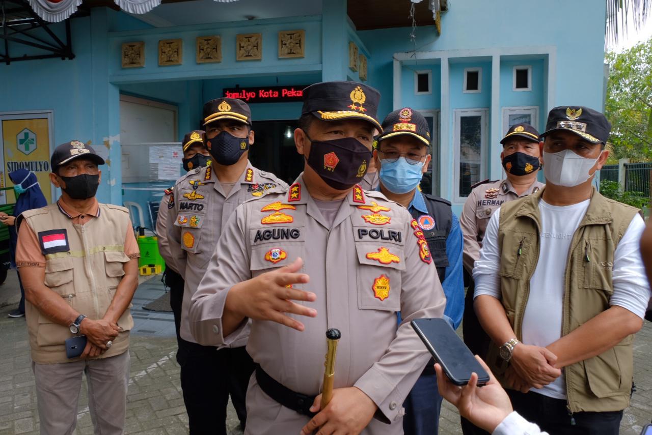 Kunjungi 2 Puskesmas, Kapolda : Saya Ingin Pastikan Semua Berkolaborasi Tangani Covid-19