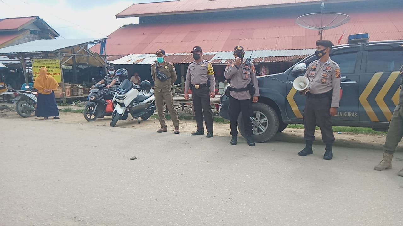 Polsek Pangkalan Kuras Gencar Penling, Sosialisasikan Instruksi Mendagri Nomor 32 Tahun 2021