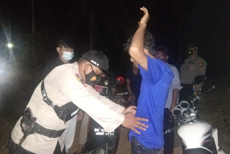 Polsek Kerumutan Imbau Masyarakat Tingkatkan Kewaspadaan Terhadap Kejahatan