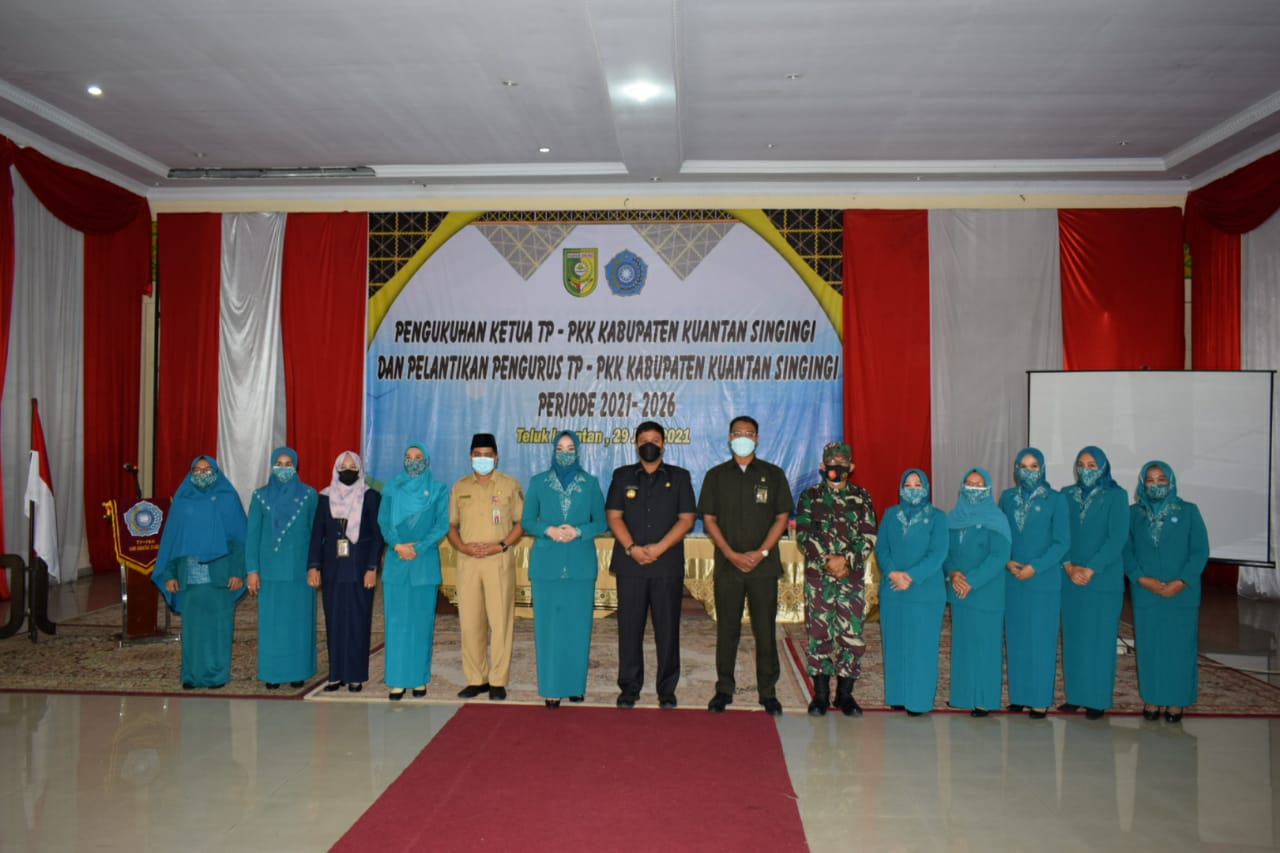 Lantik Pengurus  TP PKK Kuansing; Bupati, Ciptakan Kolaborasi Dengan Banyak Pihak