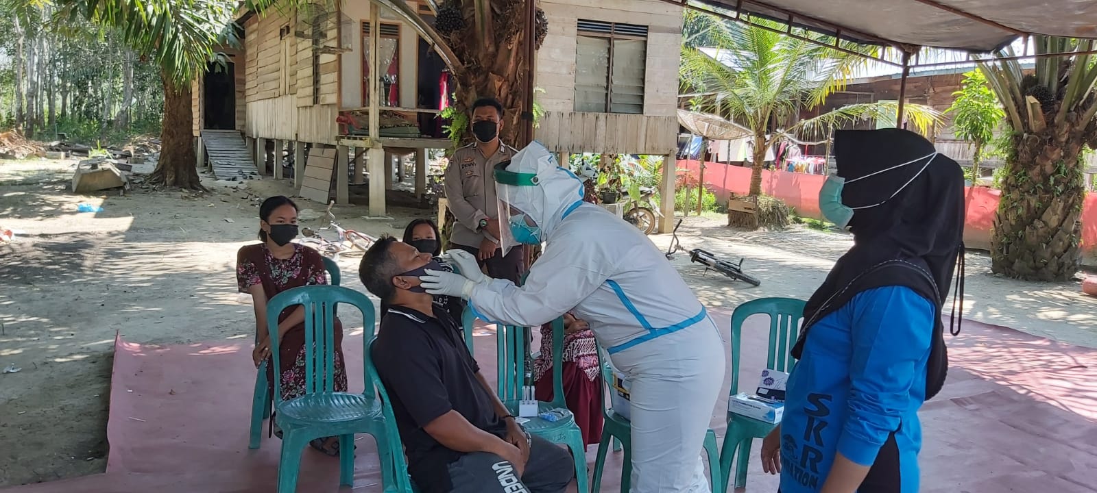 Polsubsektor Pelalawan Tracking Contact Pasien Terkonfirmasi Covid-19