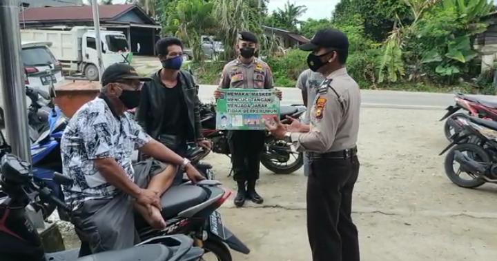 Polsek Bandar Sei Kijang Perketat Operasi Yustisi Prokes