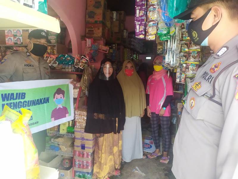 Patroli C3 dan Sosialisasi Antisipasi Penyebaran Covid-19 Terus Digalakkan Polsek Langgam