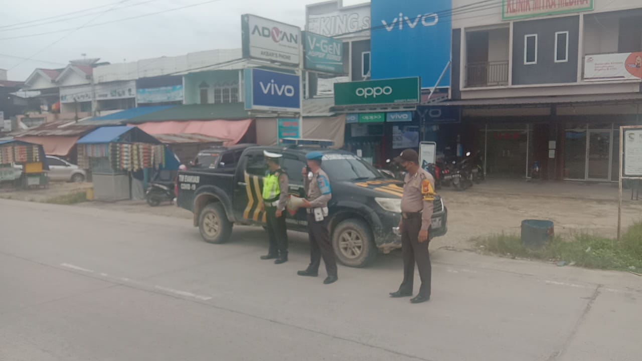 Giat Pengling, Polsek Pangkalan Kuras Ajak Masyarakat Ikuti Vaksinasi Covid-19
