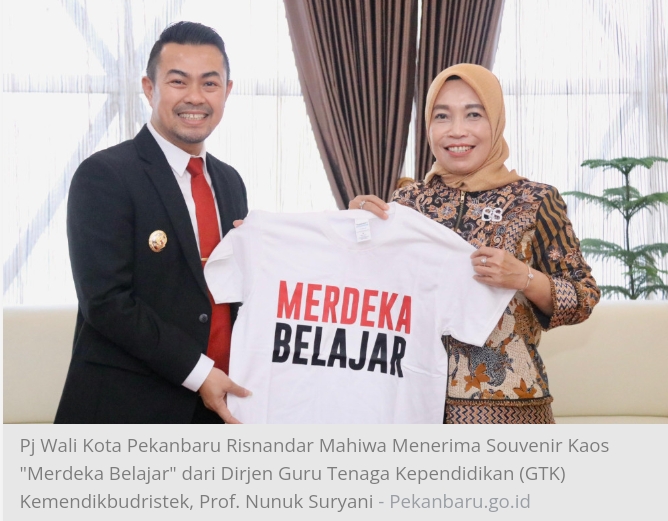 Kunjungi Kantor Pemko Pekanbaru, Dirjen GTK Lakukan Dialog Dengan Pj Wako