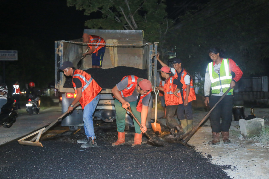 Perbaikan Jalan Berlubang di Pekanbaru Terus Dikebut, Target Rampung Sebelum Ramadan