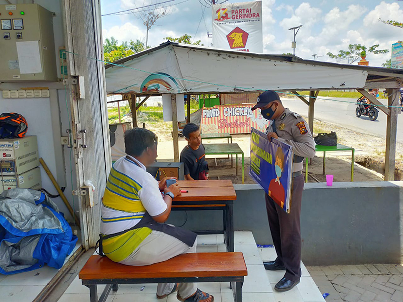 Biasakan Masyarakat Terapkan Protokol Kesehatan, Polsek Bunut Gencar Operasi Yustisi