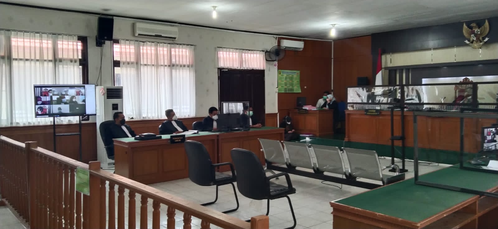 Mursini Jalani Sidang Perdana di Pengadilan Negeri (PN) Tipikor Pekanbaru
