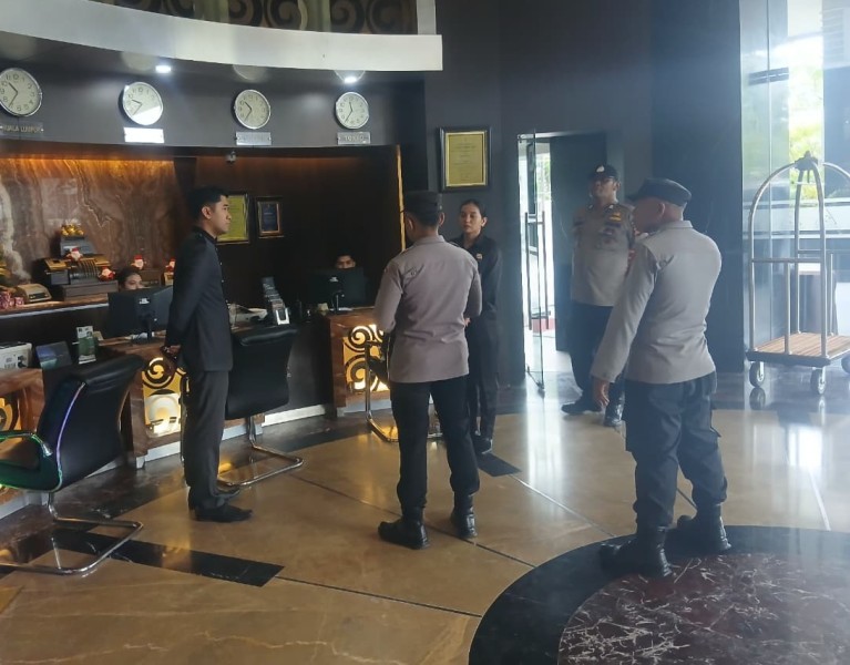Awal Tahun, Ditbinmas Polda Riau Gencarkan Edukasi Kamtibmas ke Satpam dan Pengelola Hotel