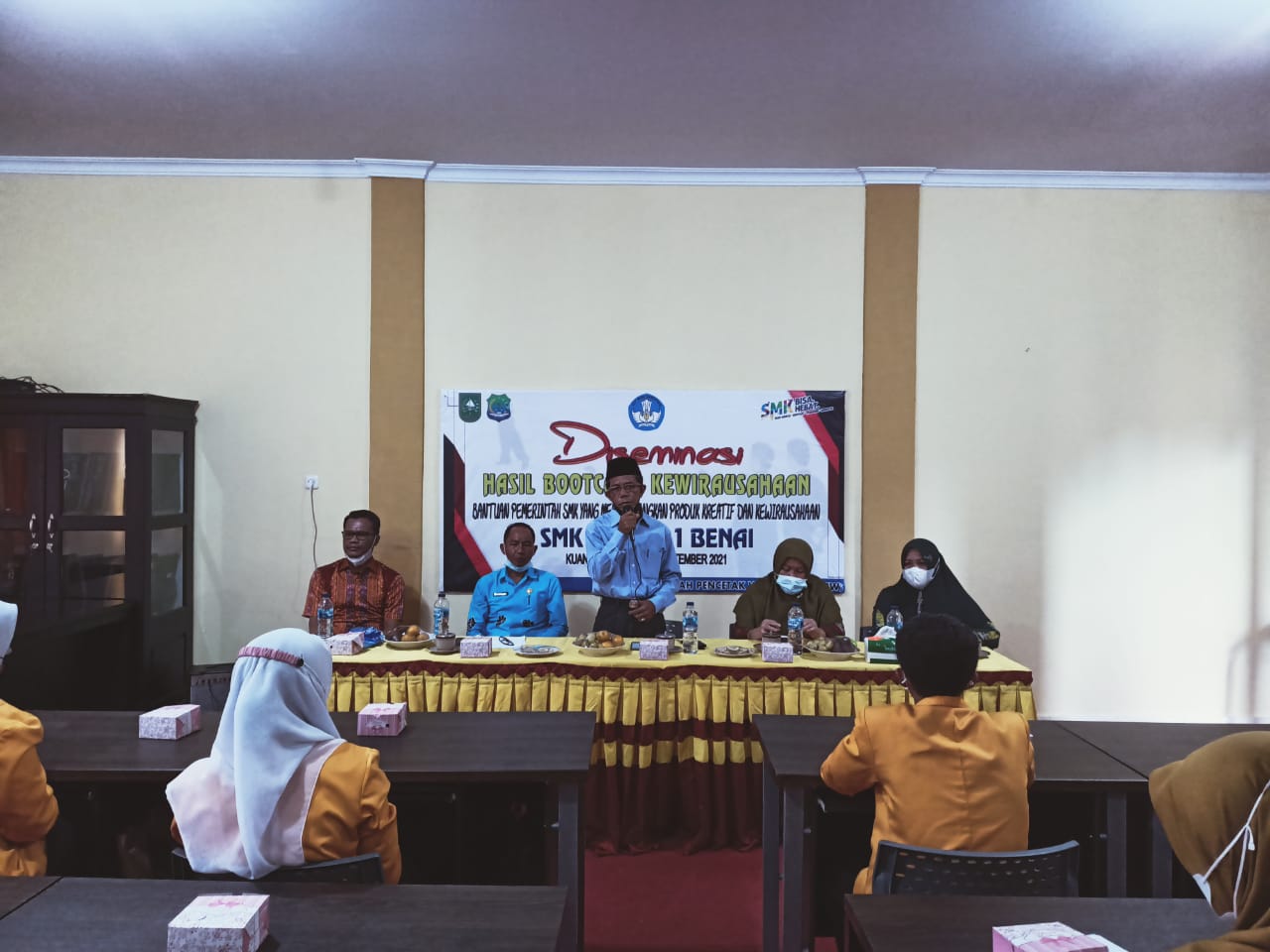 SMK Negeri 1 Benai Mendapat Bantuan Dari Kemedikbud RI Rp.100 Jt, Untuk Pengembangan Wirausaha Bagi Siswa