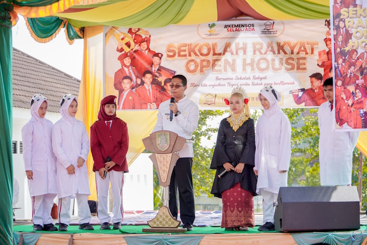 Wabup Jhony Charles Open House Sekolah Rakyat Terintegrasi 11 Rohil