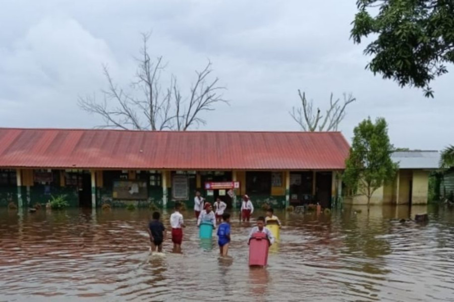 Banjir Luapan Sungai Kampar, 24 Sekolah di Pelalawan Terpaksa Libur