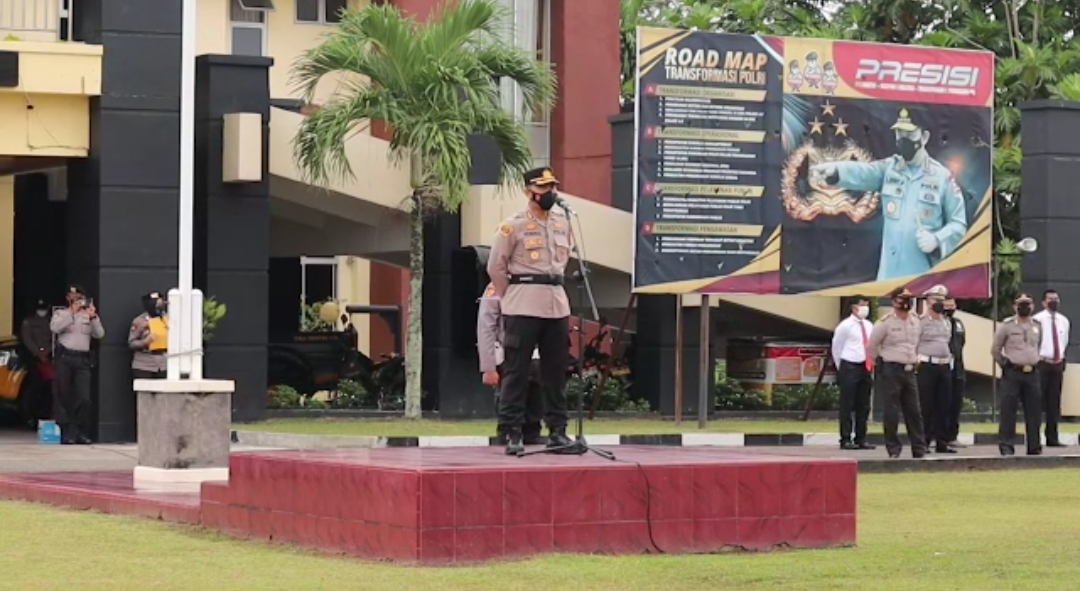 Kapolres Kuansing Sampaikan Petunjuk Mobilitas Masyarakat Libur Nataru 2021-2022