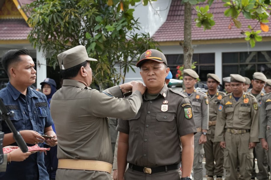 Bupati Kuansing Suhardiman Amby Pimpin Apel Siaga Kebakaran 