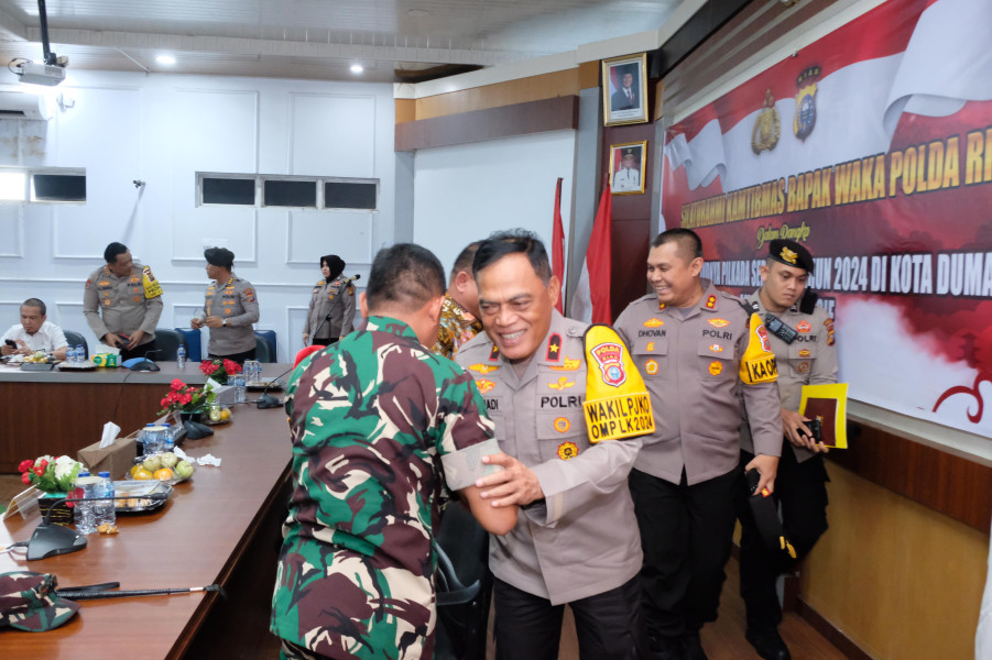 Silaturahmi ke Dumai, Wakapolda Riau Bahas Pengamanan dan Penyelenggaraan Pilkada