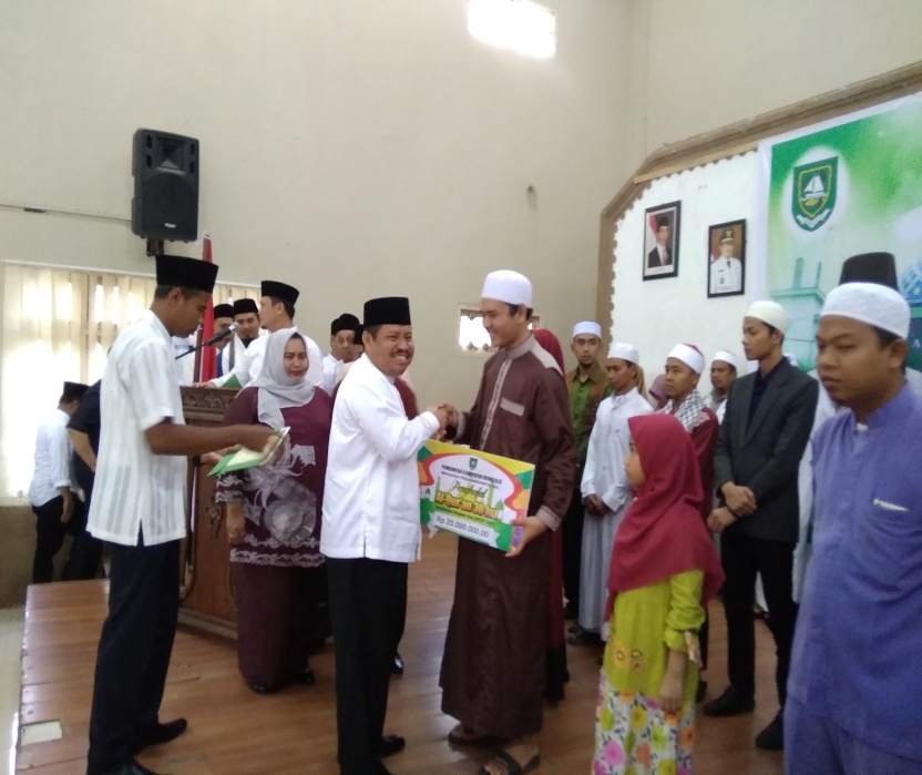 Bupati Bengkalis Beri Penghargaan 38 Penghafal Qur’an se-Kabupaten Bengkalis