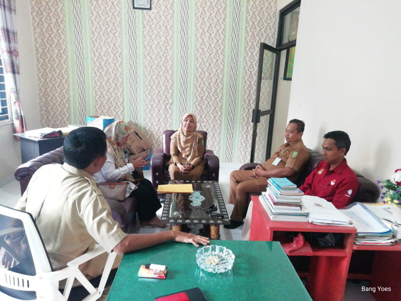 Koto Sentajo Di Dapuk Jadi Lokasi Padat Karya Disnaker Riau;  Camat Sentra Apresiasi Perjuangan Disnaker Kuansing