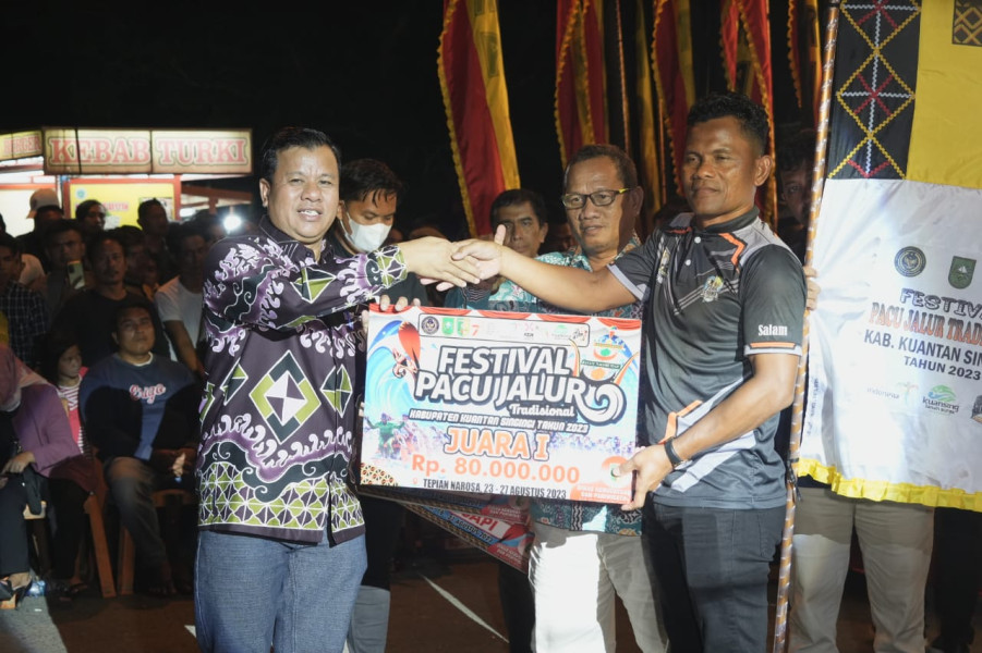 Tutup Pacu Jalur  Bupati Suhardiman Apresiasi  Banyak Pihak