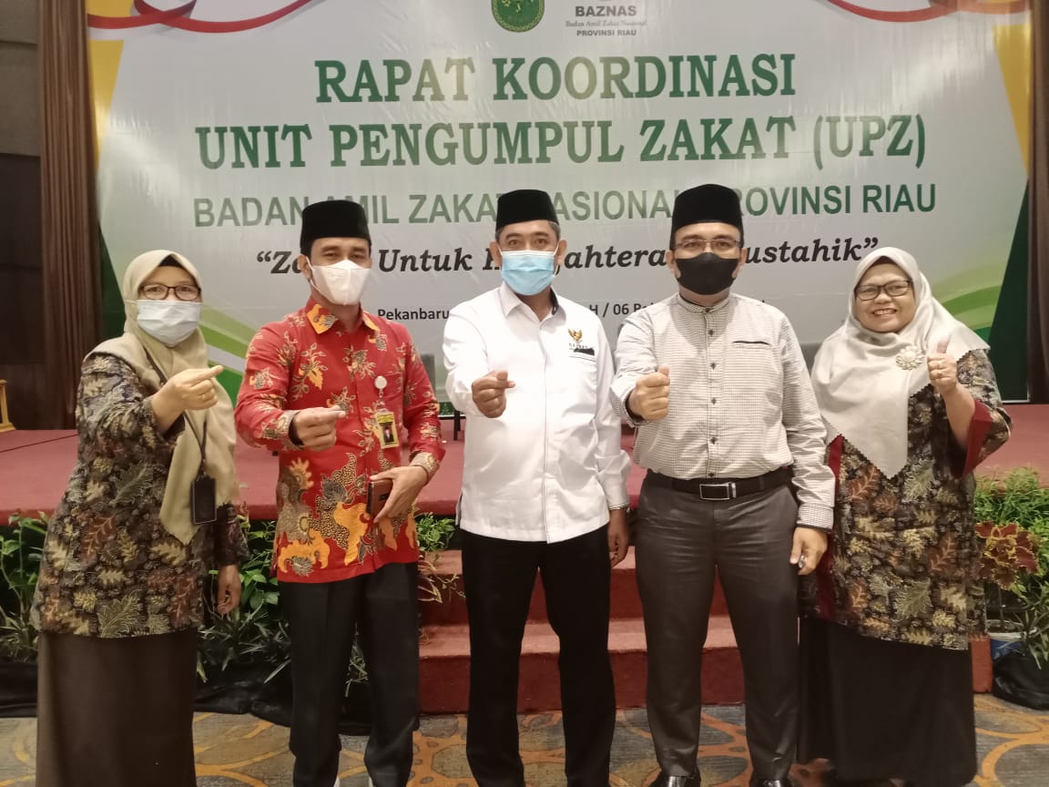 Rektor UNIKS Didampingi Ketua UPZ UNIKS Hadiri Rakor UPZ BAZNAS Tahun 2021