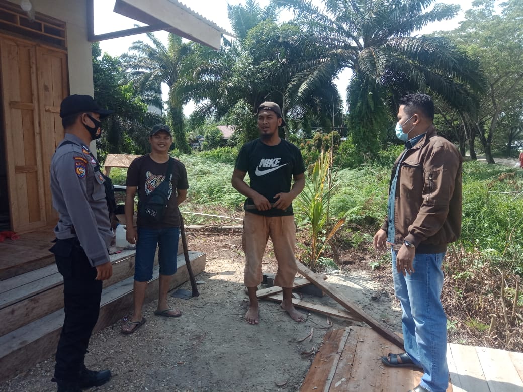 Tingkatkan Penerapan Prokes, Polsek Teluk Meranti Kembali Ingatkan Warga