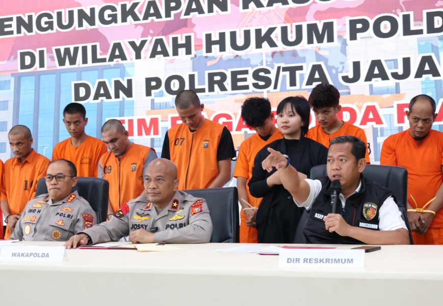 Tim RAGA Sikat Preman di Riau, 54 Orang Diamankan