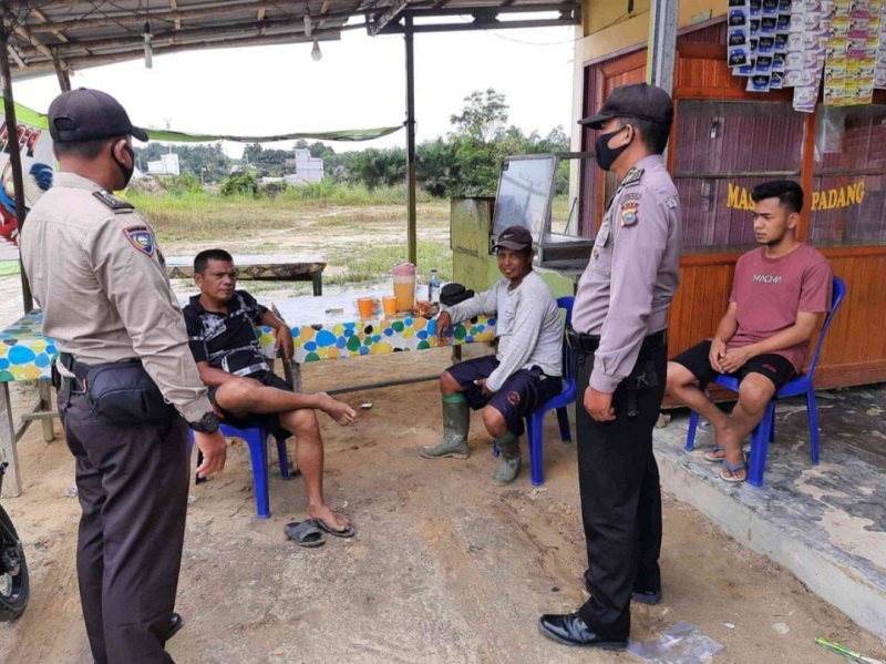 Polsek Bunut Gelar Operasi Yustisi Pendisiplinan Masyarakat di Masa AKB