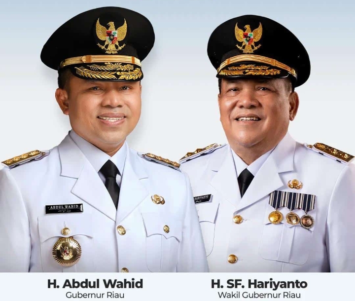 Abdul Wahid - SF Hariyanto Resmi Dilantik sebagai Gubernur dan Wakil Gubernur Riau