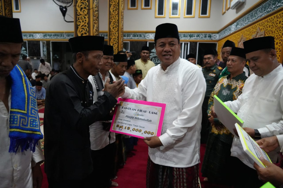 Safari Ramadhan di LTD Mukhlisin Apresiasi Kepedulian dan Kinerja  Plt Bupati Suhardiman