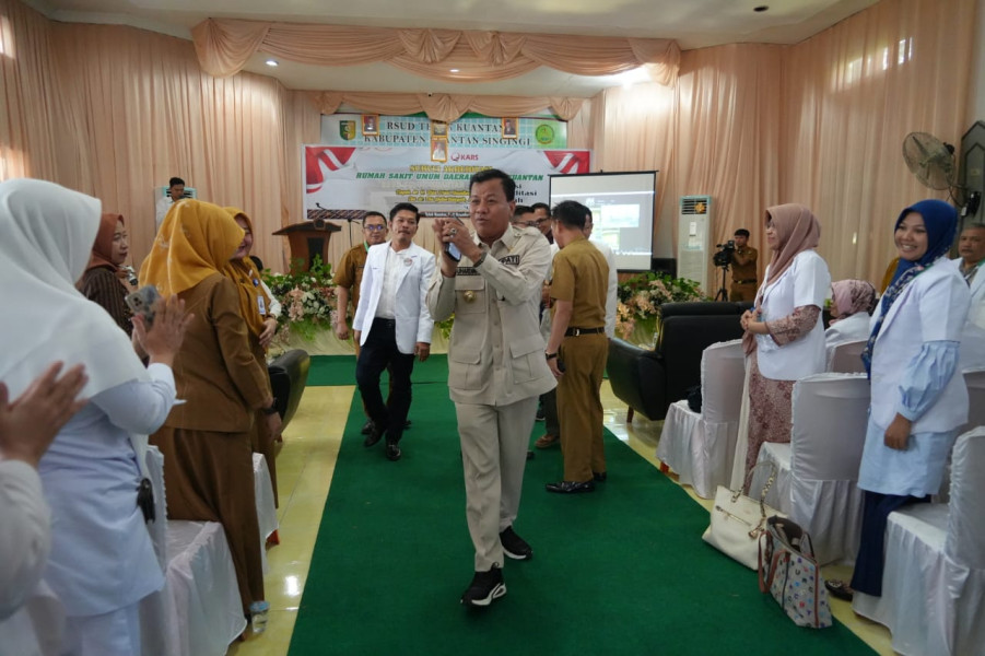 Hadiri Proses Akreditasi  Bupati Suhardiman Minta RSUD Teluk Kuantan Terus Berbenah