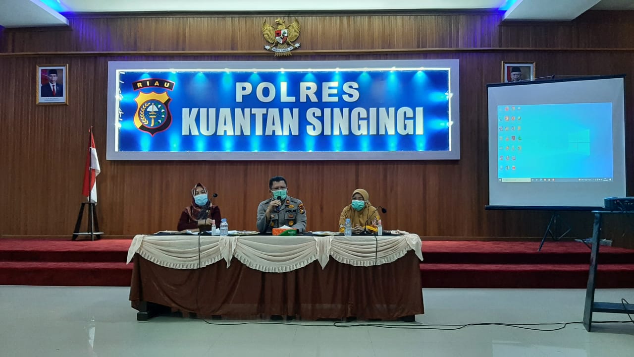 Polres Kuansing melaksanakan Pelatihan Aplikasi 