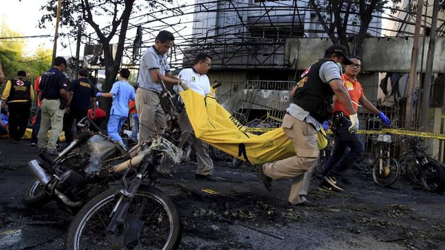 Ledakan Bom Gereja Surabaya Sudah Tewaskan 13 Orang