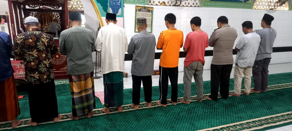 Personil Polsek Tempuling Galakkan Program Suling di Masjid-masjid