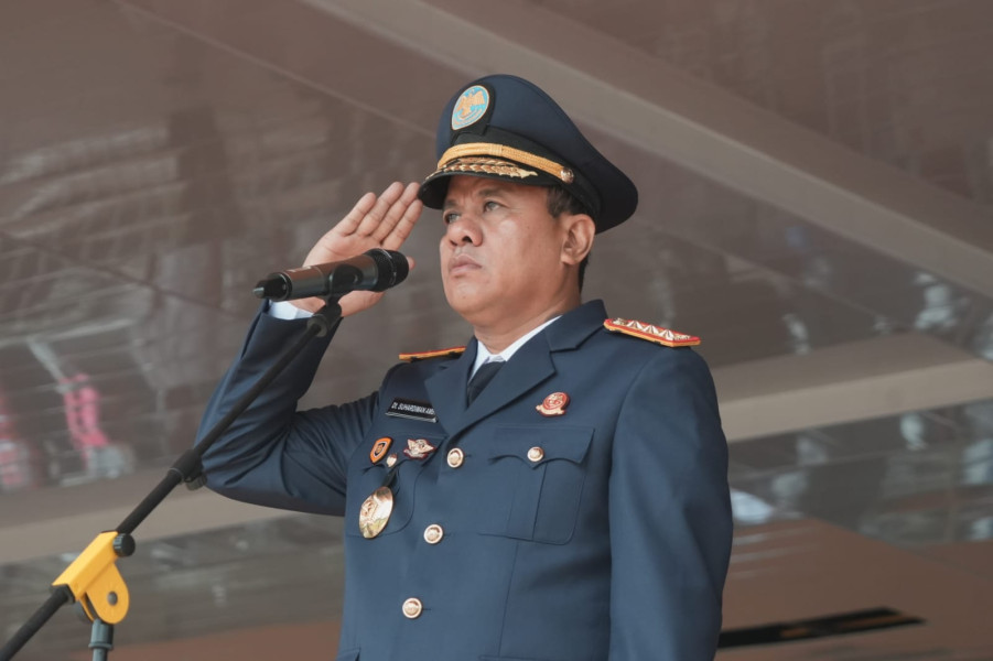 Jadi Inspektur Hari Perhubungan Nasional  Bupati Minta Dishub Kuansing Benahi Transportasi Sesuai Arahan Menhub