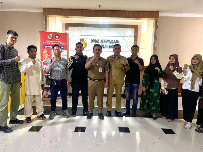 Kadispora Pekanbaru Lakukan Audiensi dengan Pengurus FPRM Pekanbaru