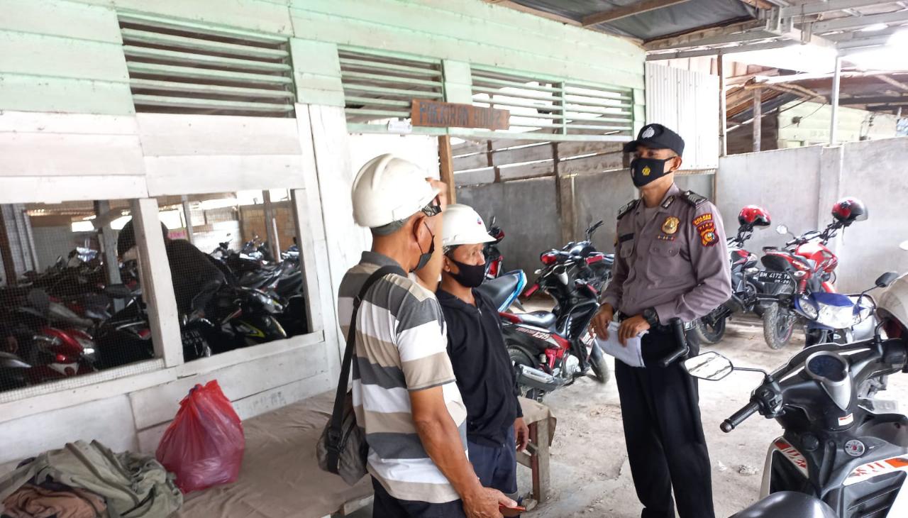 Lakukan Patroli, Polsubsektor Pelalawan Pantau Area Rawan C3