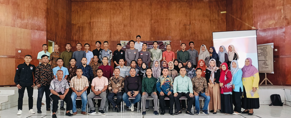 Sebanyak 42 Orang Anggota PPS se Kecamatan Inuman Mengikuti Bimtek Pilkada 2024