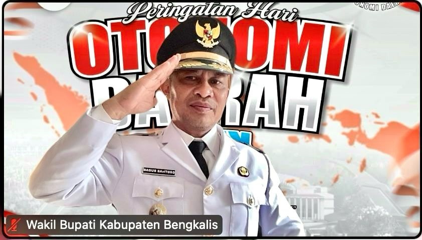 Wabup Bengkalis Bagus Santoso Ikuti Peringatan Hari Otda ke-29