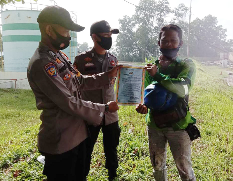 Polsubsektor Pelalawan Terus Maksimalkan Pencegahan Dini Karhutla