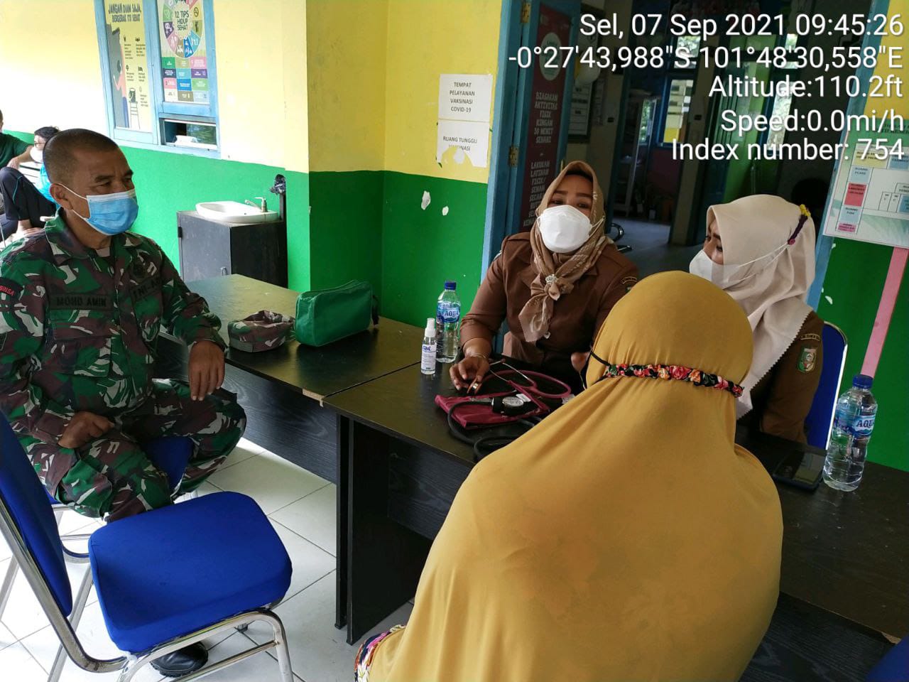 Babinsa Koramil 06/Cerenti Kodim 0302/Inhu,Serda M.Amin Melaksanakan Komsos Dengan Warga Binaan