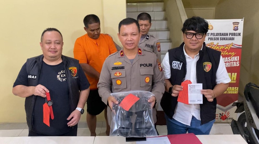 Residivis Curi HP di Pos Security, Terekam CCTV dan Dibekuk Polisi
