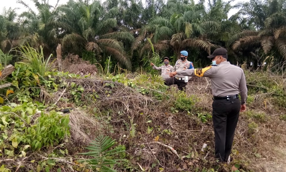 Antisipasi Karhutla, Polsek Pangkalan Kuras Terus Sosialisasikan Maklumat Kapolda Riau