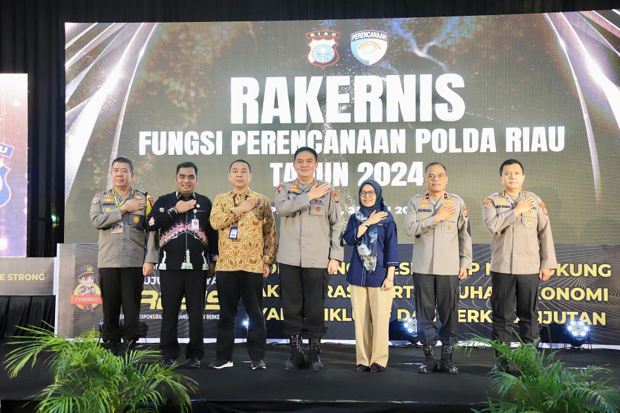 Buka Rakernis Fungsi Perancah Tahun 2024, Kapolda Riau Sampaikan 8 Asta Cita