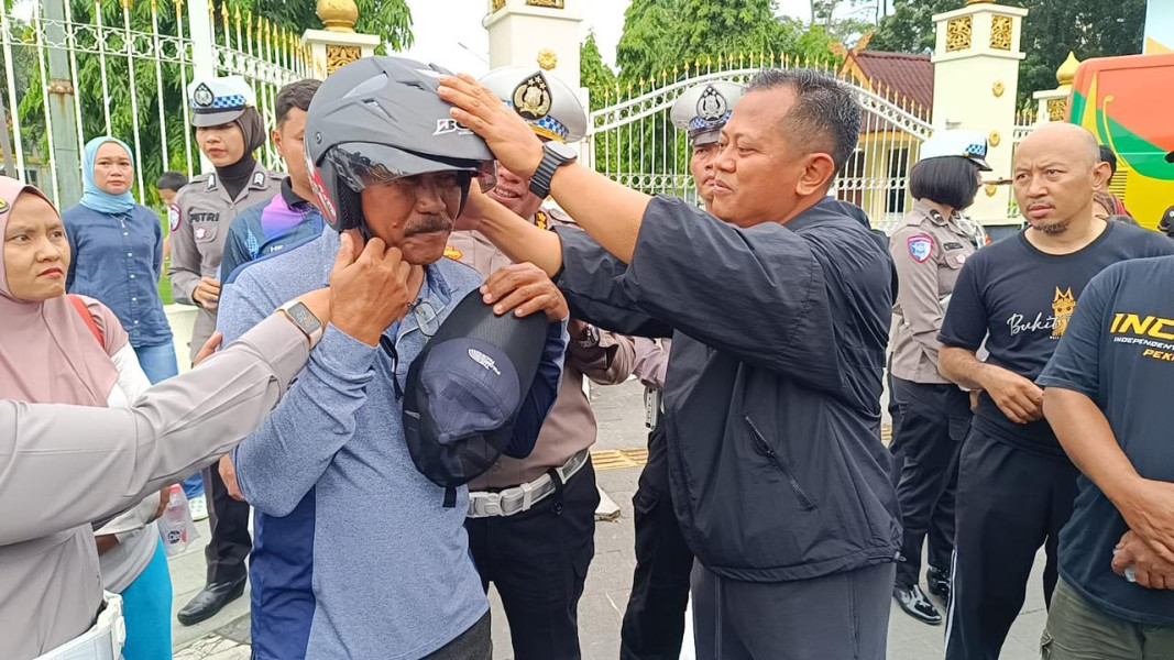 Dirlantas Polda Riau Kampanye Keselamatan Berlalu Lintas di CFD Pekanbaru