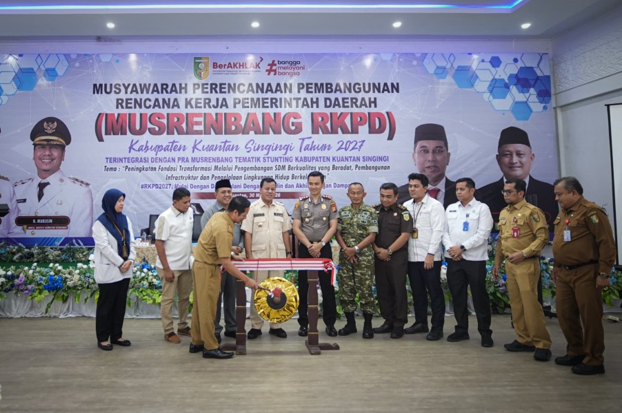 Bupati Kuansing Suhardiman Amby Buka Musrenbang RKPD 