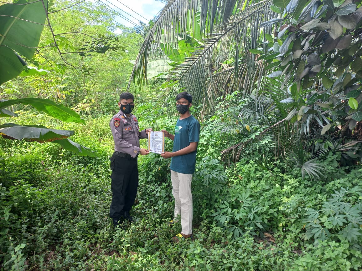Polsek Bandar Sei Kijang Kerahkan Personil Lakukan Pencegahan Karhutla