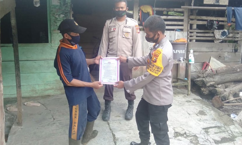 Curah Hujan Minim, Polsubsektor Pelalawan Gencar Patroli Antisipasi Karhutla