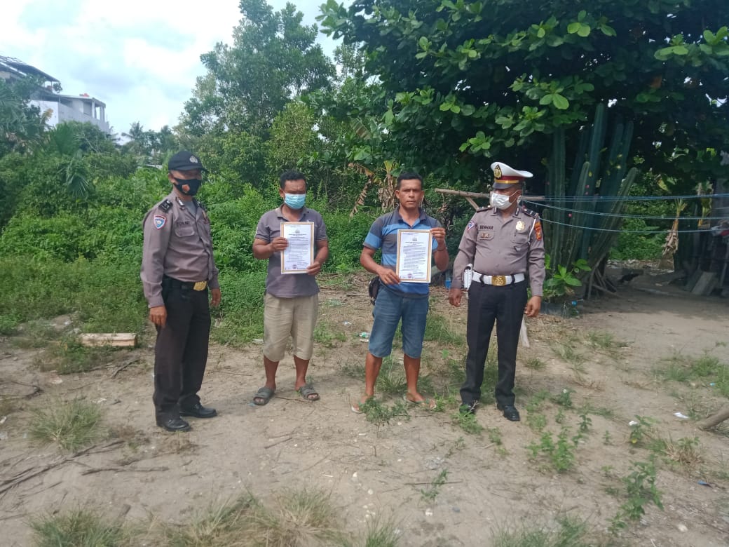 Polsek Pangkalan Kuras Imbau Masyarakat Tidak Membakar Lahan