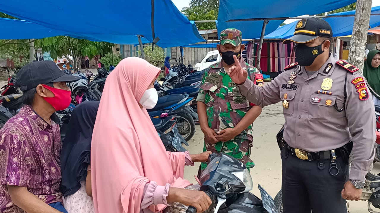 Kapolsek Kerumutan Rutin Kerahkan Personel Lakukan Operasi Yustisi